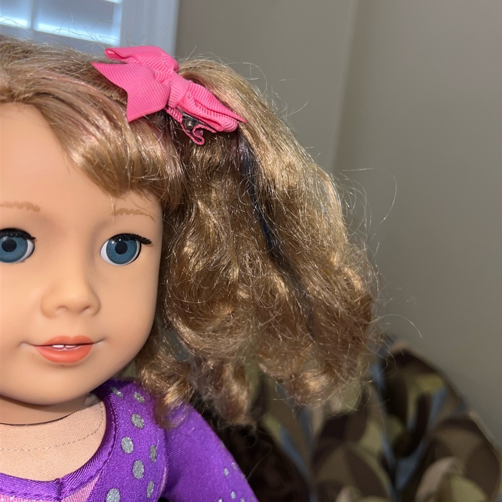American Girl Courtney Doll 80s, Messy Hair - Picture 16 of 16